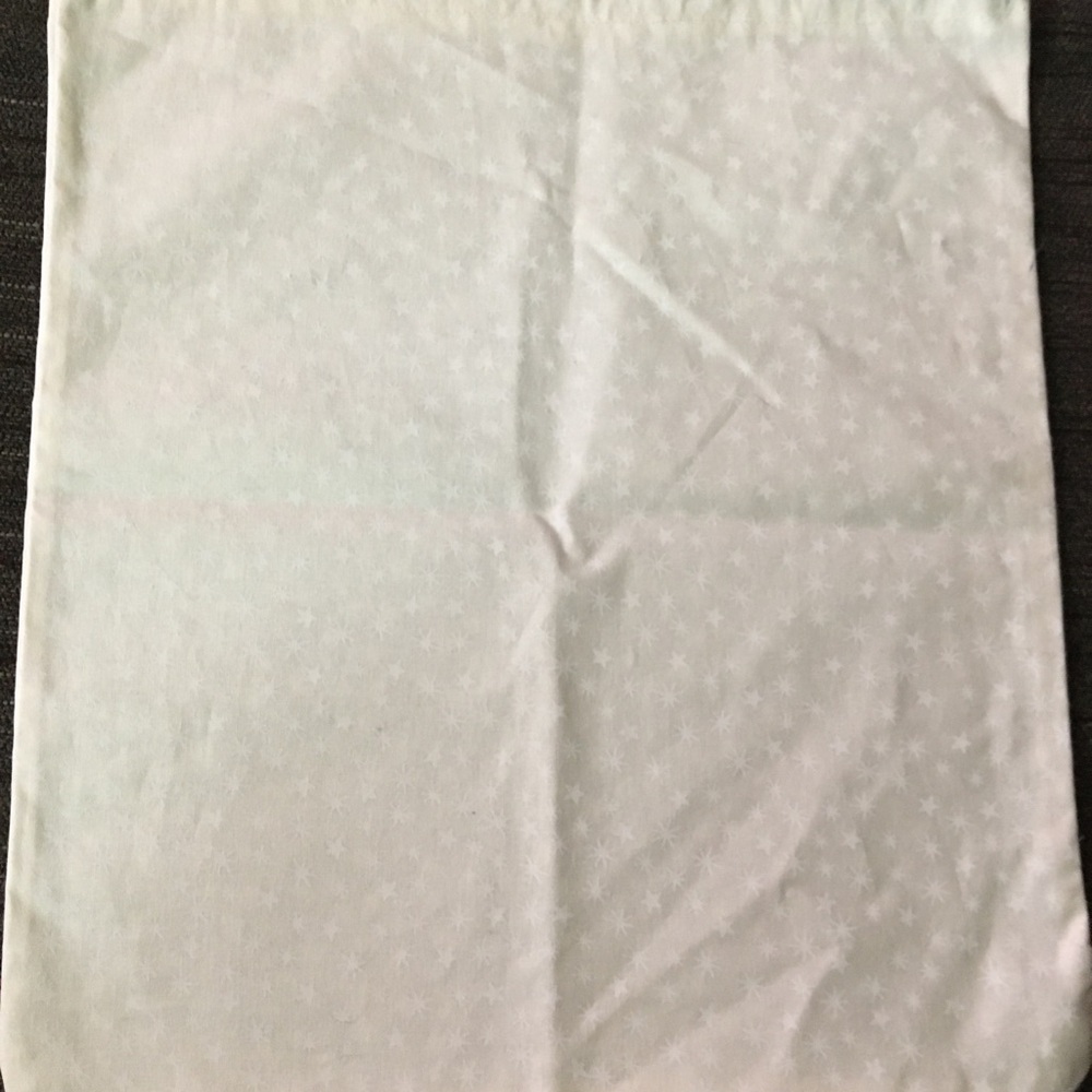 White Patterned Fabric Bag
